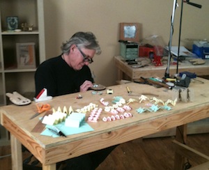 Thomas at workbench